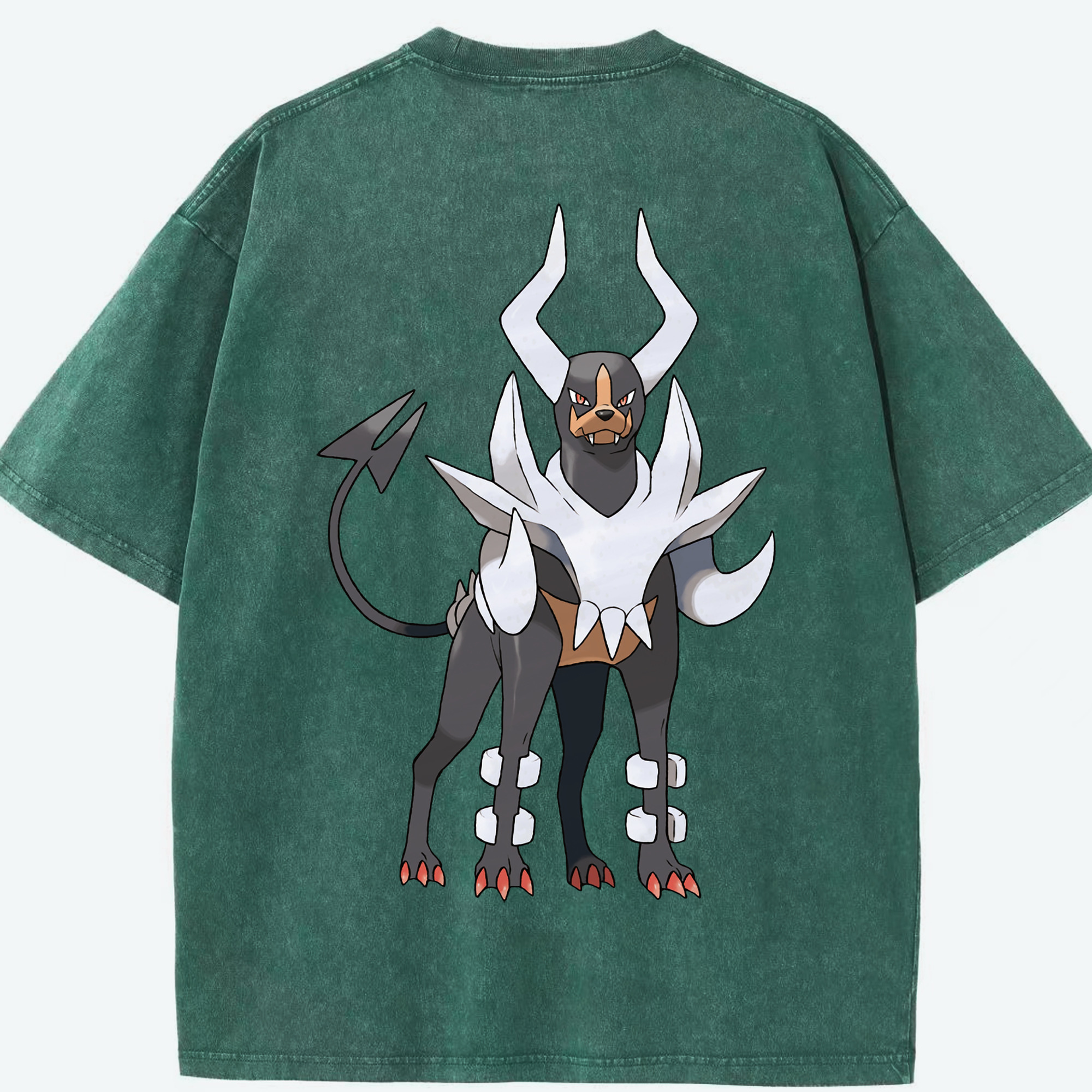 （画像用） ポケットモンスター Pokémon 綿100% ヴィンテージ風 半袖Tシャツ（背面プリント）